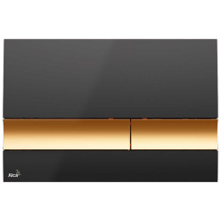 Alcaplast Nuleidimo mygtukas juoda/auksas M1728-5 Alcaplast Nuleidimo mygtukas juoda/auksas M1728-5