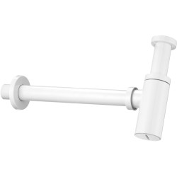 Praustuvo sifonas baltas matinis