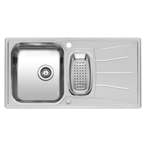 Virtuvinė plautuvė Diplomat 1.5 LUX , 95x50 cm Nerūdijančio plieno Virtuvinė plautuvė Diplomat 1.5 LUX , 95x50 cm Nerūdijančio plieno