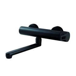 Virtuvinis maišytuvas iš sienos Paffoni Ringo (spalvos chromas, juoda) Virtuvinis maišytuvas iš sienos Paffoni Ringo (spalvos chromas, juoda)