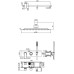 Potinkinė dušo sistema su kvadratine dušo galva Alpi Potinkinė dušo sistema su kvadratine dušo galva Alpi