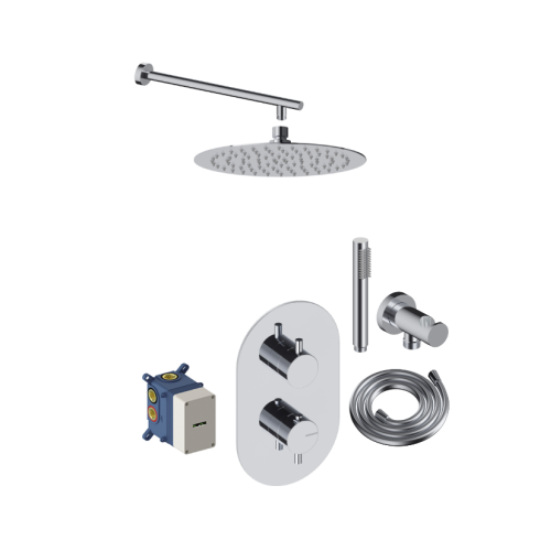 Sanycces termostatinė dušo sistema chromas 