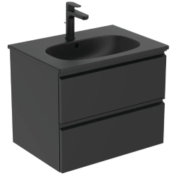 Ideal Standard Tesi praustuvas suspintelė 625x450x165, matinė juoda Ideal Standard Tesi praustuvas suspintelė 625x450x165, matinė juoda