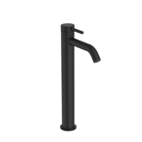 Praustuvo maišytuvas IDEAL STANDARD CERALINE NUOVO aukštas juodos matinės spalvos