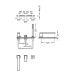 Įmontuojamas į vonios kraštą maišytuvas Tres Cuadro-Tres 006.161.03