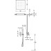 Potinkinė dušo sistema Tres Cuadro-Tres 006.980.01