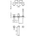 Įmontuojamas į vonios kraštą maišytuvas Tres Max-Tres Selection 062.161.02