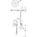 Potinkinė dušo sistema Tres Max-Tres Selection 062.180.09