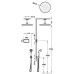 Termostatinė potinkinė dušo sistema Tres Tres-Classic 092.262.02