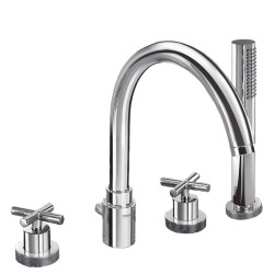 Įmontuojamas į vonios kraštą maišytuvas Tres Max-Tres Selection 1.63.145 Įmontuojamas į vonios kraštą maišytuvas Tres Max-Tres Selection 1.63.145