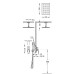 Potinkinė dušo sistema Tres Project-Tres 202.180.80