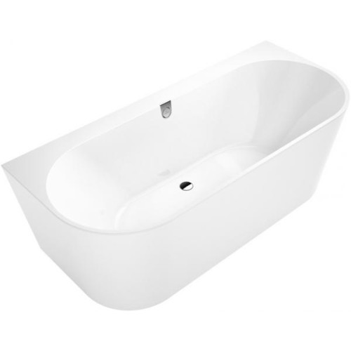 Villeroy&Boch glaudžiama prie sienos vonia Oberon 2.0 Duo 1800x800 mm su panele balta Quaryl®