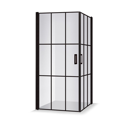 Dušo kabina Baltijos Brasta Viktorija Nero Cube 900mm