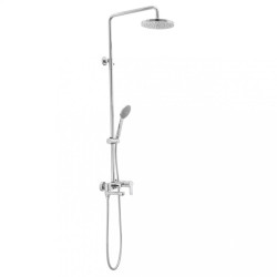 Virštinkinė dušo sistema su pripildymu voniai Paffoni Blue chromas Virštinkinė dušo sistema su pripildymu voniai Paffoni Blue chromas