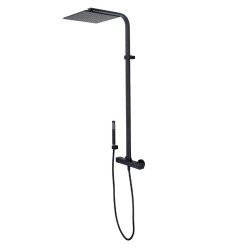 Termostatinė dušo sistema Paffoni ELLE juoda matinė Termostatinė dušo sistema Paffoni ELLE juoda matinė