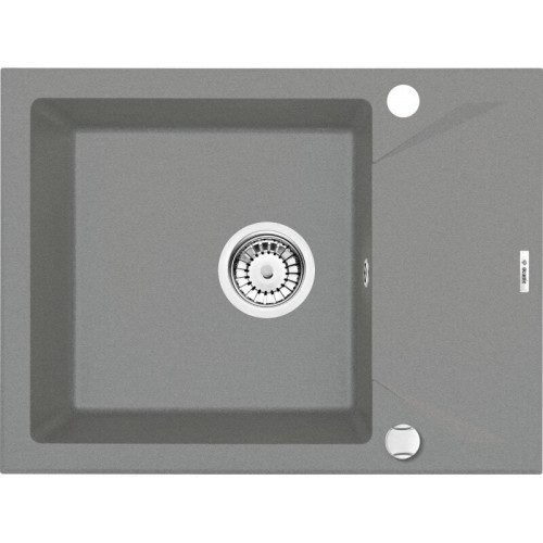 Akmens masės  virtuvinė plautuvė Deante Evora Metallic grey