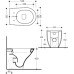 Pristatomas klozetas Kerasan Aquatech su letai užsidarančiu dangčiu
