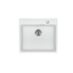 Franke Maris granitinė plautuvė MRG 210-52 A montuojama lygiai su stalviršiu, juoda matinė