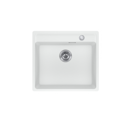 Franke Maris granitinė plautuvė MRG 210-52 A montuojama lygiai su stalviršiu, juoda matinė