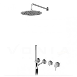 BRUMA X-Alpha potinkinė vonios sistema nerūdijančio plieno spalvos