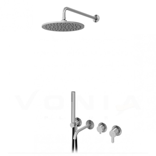 BRUMA X-Alpha potinkinė vonios sistema nerūdijančio plieno spalvos