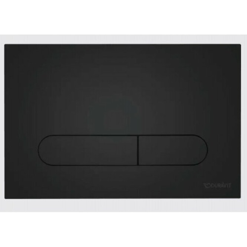 Juodos spalvos Duravit mygtukas WC RĖMUI DURASYSTEM BETA 100