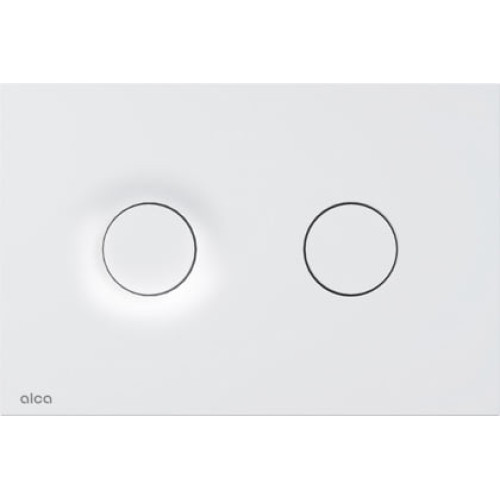 Nuleidimo mygtukas Alcadrain Dot.Dot. baltas matinis