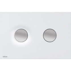 Nuleidimo mygtukas Alcadrain Dot.Dot. baltas matinis/chromas matinis Nuleidimo mygtukas Alcadrain Dot.Dot. baltas matinis/chromas matinis