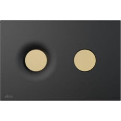 Nuleidimo mygtukas Alcadrain Dot.Dot. juodas matinis/auksinis matinis