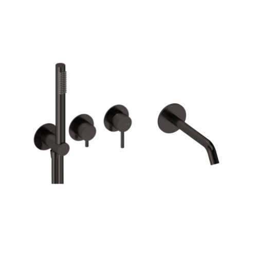 Sanycces Loop potinkinis vonios maišytuvas Metal Gun