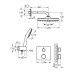 Grohe Grohtherm Concealed potinkinė dušo sistema su Tempesta 250 Cube 1039950000