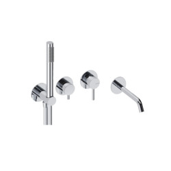 Sanycces Loop potinkinis vonios maišytuvas chromas Sanycces Loop potinkinis vonios maišytuvas chromas