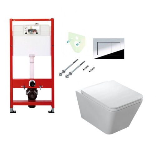 Tece potinkinis rėmas su TeceNow vandens nuleidimo mygtuku ir Alice Ceramica Hide Square 550x350 pakabinamas klozetas Rimless su lėtaeigiu dangčiu Tece potinkinis rėmas su TeceNow vandens nuleidimo mygtuku ir Alice Ceramica Hide Square 550x350 pakabinamas klozetas Rimless su lėtaeigiu dangčiu