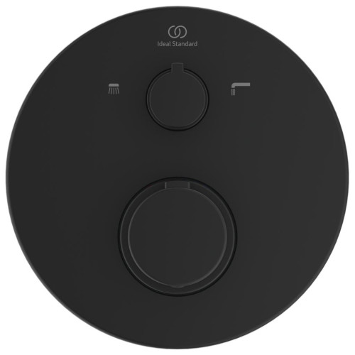 Ideal Standard Ceratherm 100 potinkinis termostatinis maišytuvas dušui ir voniai, matinė juoda