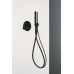 Ideal Standard dušo žarnos pajungimo alkūnė su laikikliu, matinė juoda