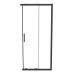 Ideal Standard CONNECT 2 dušo kabinos slankios durys (90 cm), aliuminio rėmas, matinė juoda (kaina už vienas duris)