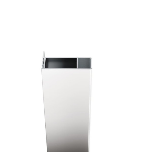 CHROME DUŠO KABINŲ PRAPLĖTIMO PROFILIS | Profilis CNPS satinas