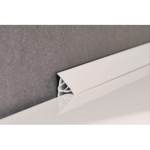 Montavimo juostelė | Apdailos juostelių 6 kampelių komplektas baltas