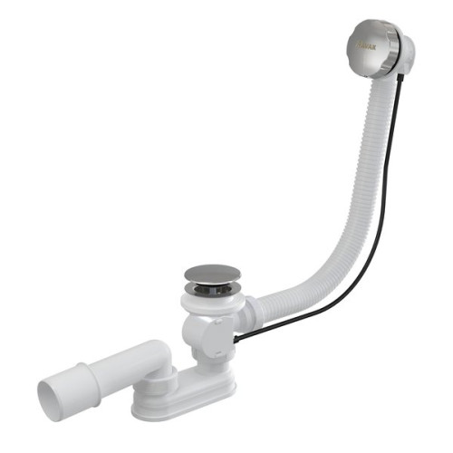 Vonios sifonas su persipylimo mechanizmu | Vonios sifonas 800, chromas