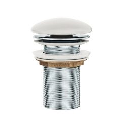 Fiksuota balta praustuvo sifono galvutė | Stacionari balta praustuvo sifono galvutė