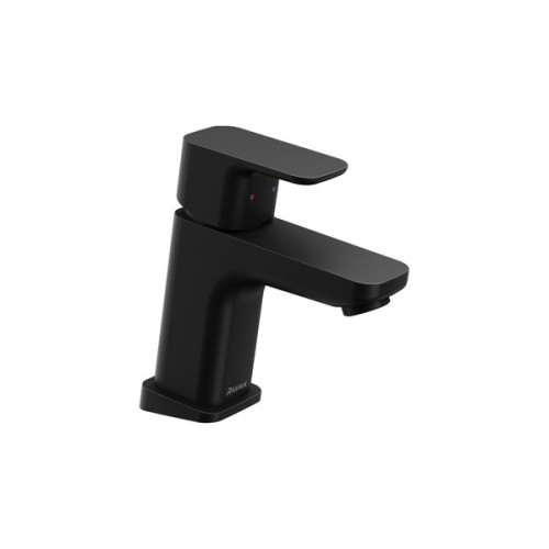 Maišytuvas praustuvei 10° Free black be nuotėkio atidarymo 145 mm | TD F 012.20 Praustuvo maišytuvas be dugno vožtuvo, juodas