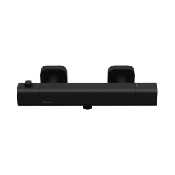 Sieninis termostatinis dušo maišytuvas 10° Free black | TD F 033.20/150 Sieninis termostatinis dušo maišytuvas 10° Free black, juodas