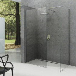 Dušo kabina Walk-In Double Wall | Walk In Wall-70 v.200 bright alu+Transparent
