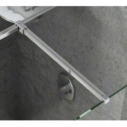 W SET-Uni T connection prie Walk-In Double Wall | W SET-Uni T connection (bright alu)