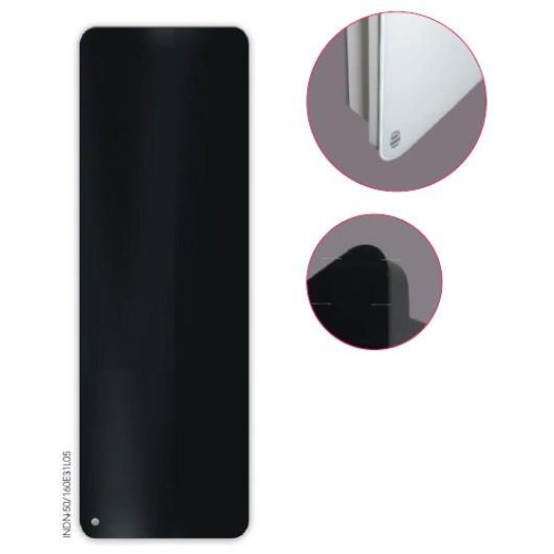 Vertikalus radiatorius Instal Projekt Indivi New su stikline plokšte