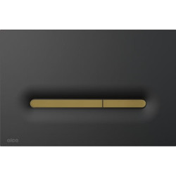 Nuleidimo mygtukas Alcadrain Linka juodas matinis/auksinis matinis