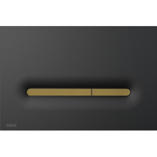 Nuleidimo mygtukas Alcadrain Linka juodas matinis/auksinis matinis