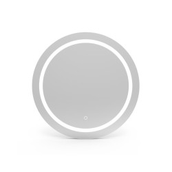 Veidrodis su led apšvietimu ir jungtuku Febe 60 cm