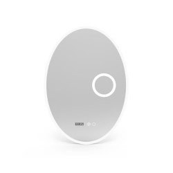 Veidrodis su led apšvietimu ir jungtuku Lustro Otus 80x50