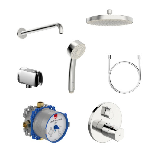 Potinkinė termostatinė dušo sistema Oras BlueBox